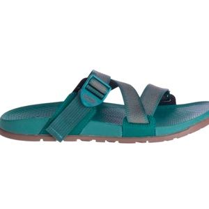 CHACO, Lowdown Slide, Green, Mens Size 12